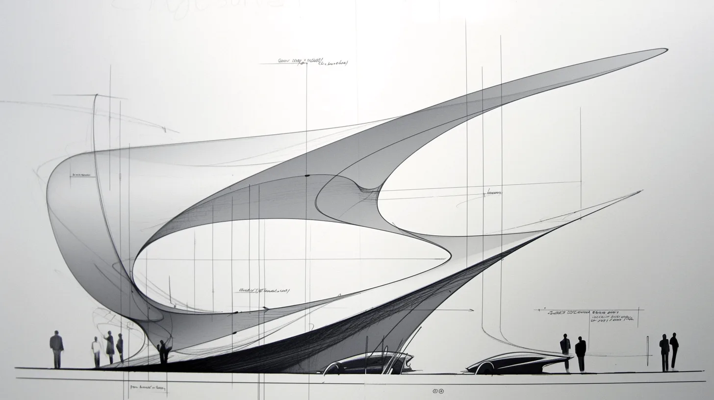 Exhibition sketches gallery image 12